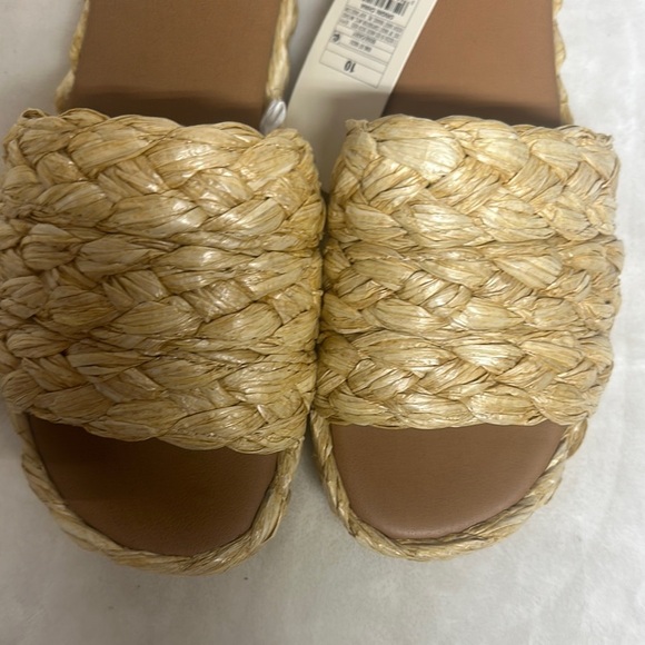 A New Day Tan Espadrille Sandals with Woven Upper - Picture 7 of 8